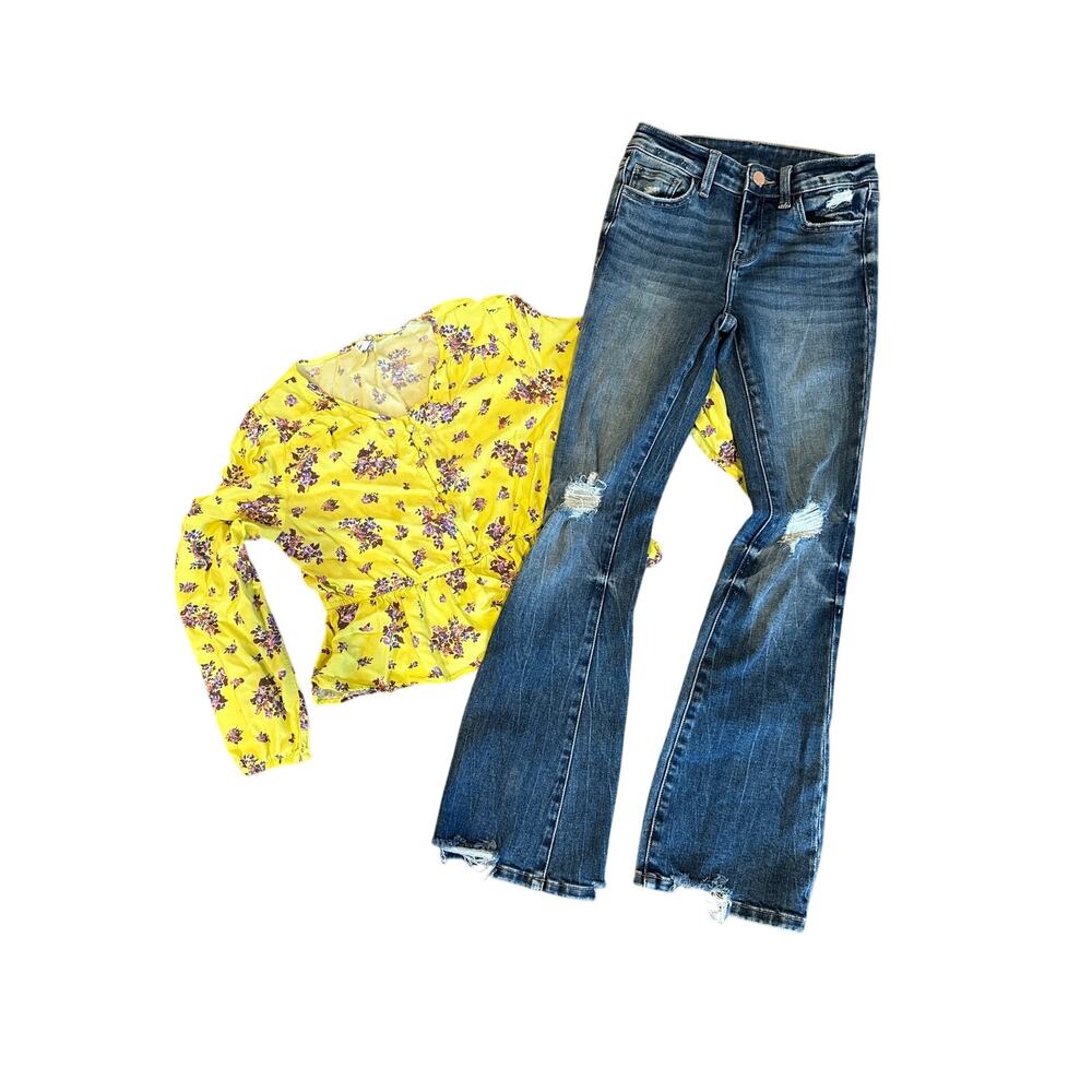 BKE girls jeans read size description